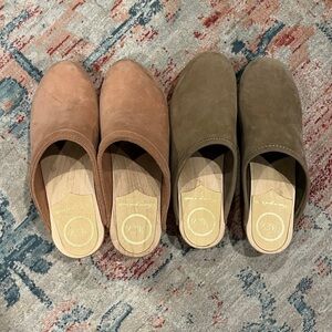 No6 clogs - mid heel and high heel size 38 - reposh lot of 2